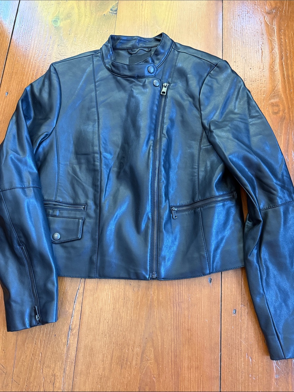 BANANA REPUBLIC leather jacket large